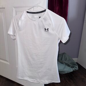 NWT Under Armour Compression Top in White